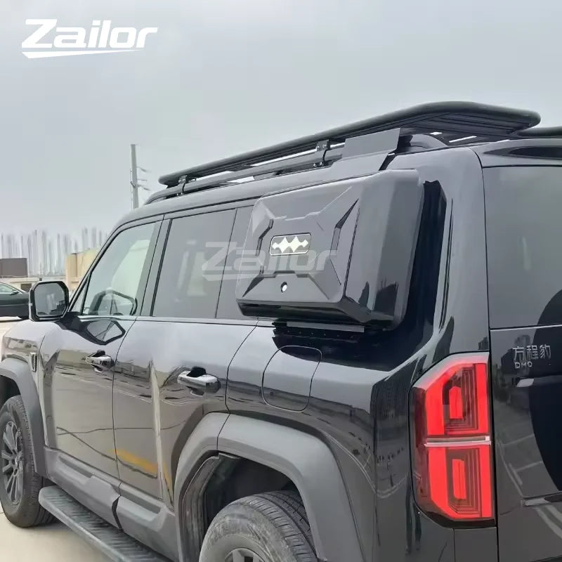 For BYD Leopard 5 Denza B5 Armor-Style Side Storage Box Organizer External Equipment Box Car Exterior Modification Accessories