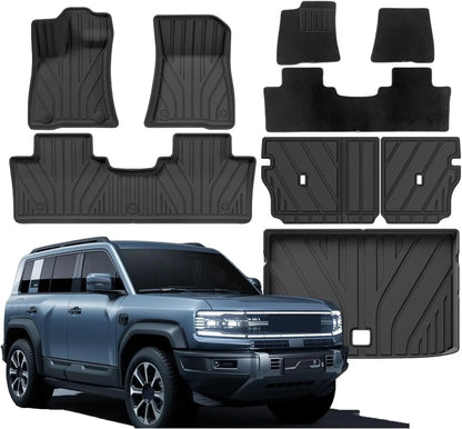 TPE Floor Mats,Floor Mats Compatible with BYD Formula Leopard 5 Bao 5 2025-2023 Cargo Liners Protectors Non-Slip
