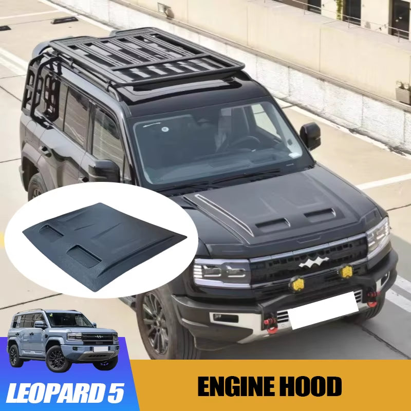 Off-Road Style Bonnet Decal for BYD Leopard 5 - Decorative Car Hood Accessory