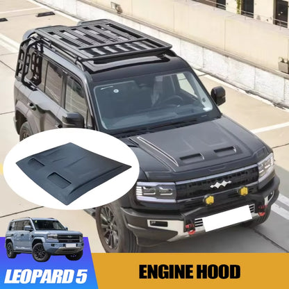 Off-Road Style Bonnet Decal for BYD Leopard 5 - Decorative Car Hood Accessory
