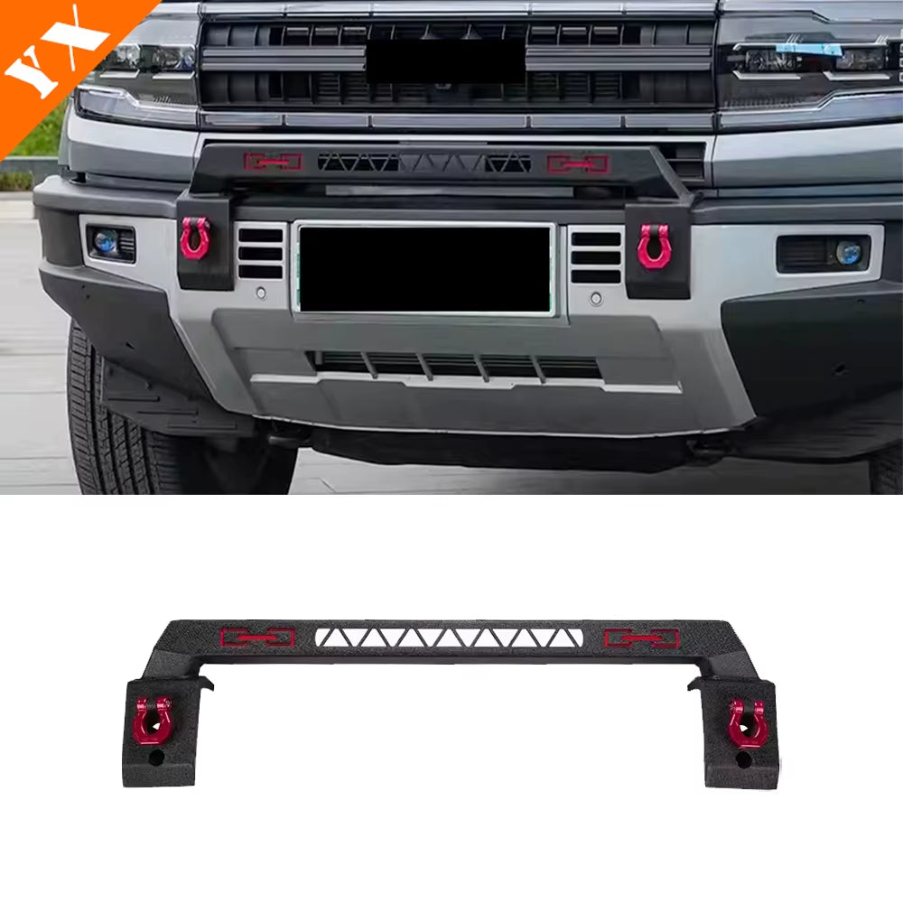 For BYD Leopard 5 Accessories Car Cowherd Fence Front Bumper Light Bracket Spotlights Searchlights Protective Bumper Off-Road