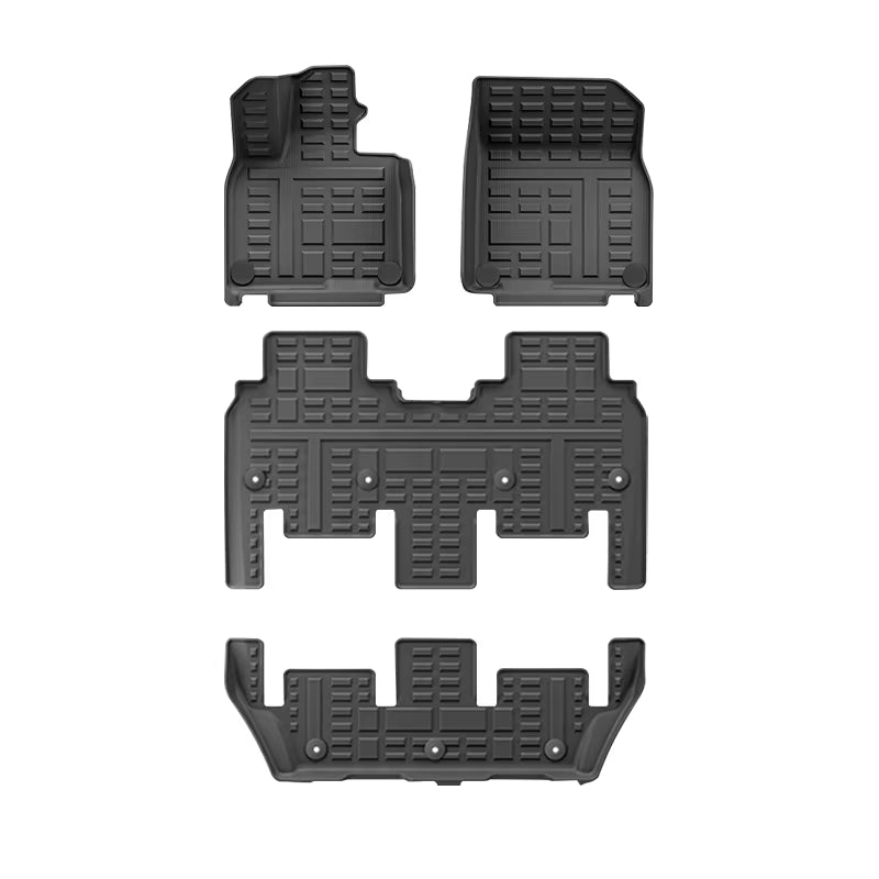 New for Rox 01 Polestones 6 Seats 2024 2025 Floor Mats Waterproof TPE Foot Mats Trunk Mats Pad Car Interior Accessories