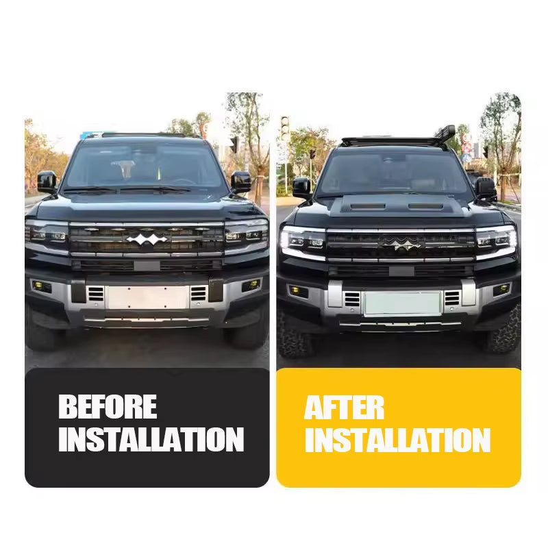 Off-Road Style Bonnet Decal for BYD Leopard 5 - Decorative Car Hood Accessory