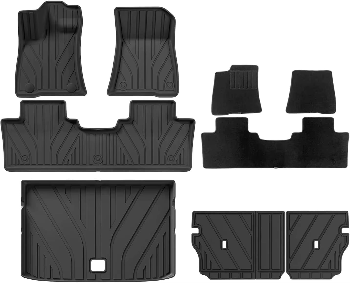 TPE Floor Mats,Floor Mats Compatible with BYD Formula Leopard 5 Bao 5 2025-2023 Cargo Liners Protectors Non-Slip