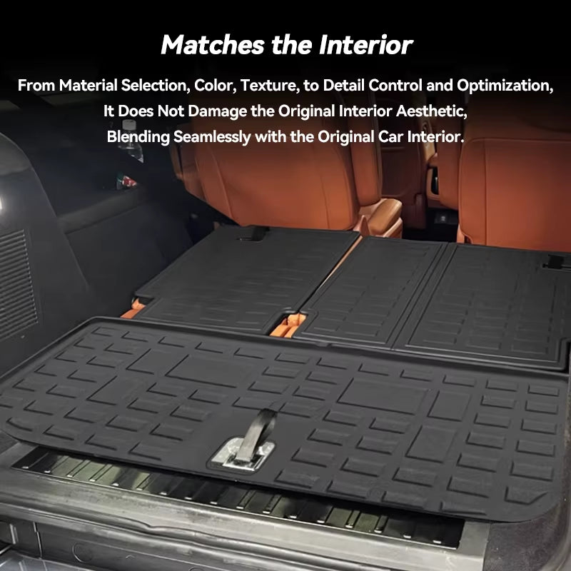 New for Rox 01 Polestones 6 Seats 2024 2025 Floor Mats Waterproof TPE Foot Mats Trunk Mats Pad Car Interior Accessories