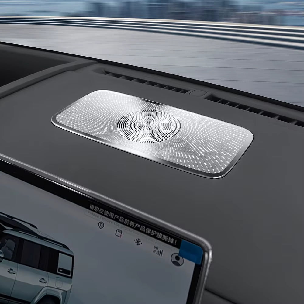 Instrument Panel Horn Protective Cover for BYD Leopard 7/Titanium 7/Super 7 Car Modification Accessories Stainless Steel Cover