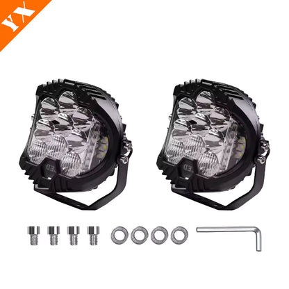 For BYD Leopard 5 Accessories Car Cowherd Fence Front Bumper Light Bracket Spotlights Searchlights Protective Bumper Off-Road