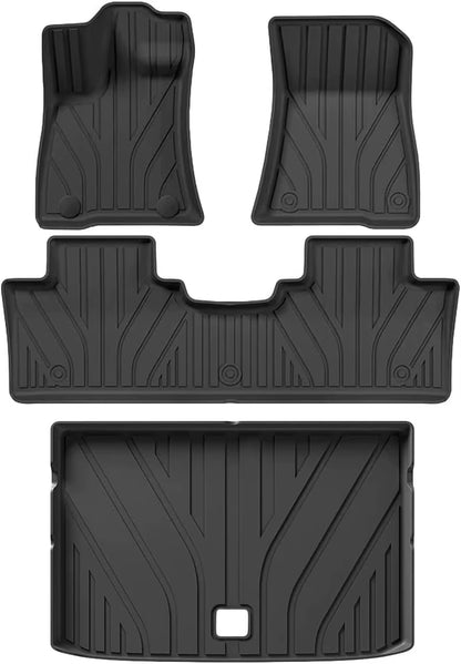 TPE Floor Mats,Floor Mats Compatible with BYD Formula Leopard 5 Bao 5 2025-2023 Cargo Liners Protectors Non-Slip