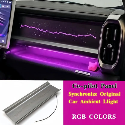 Transform Your Chery Jetour Traveller T2 (2023-2024) with Stunning 64-Color Starry Sky Ambient Light Panel - Perfect Co-Pilot Accessory!
