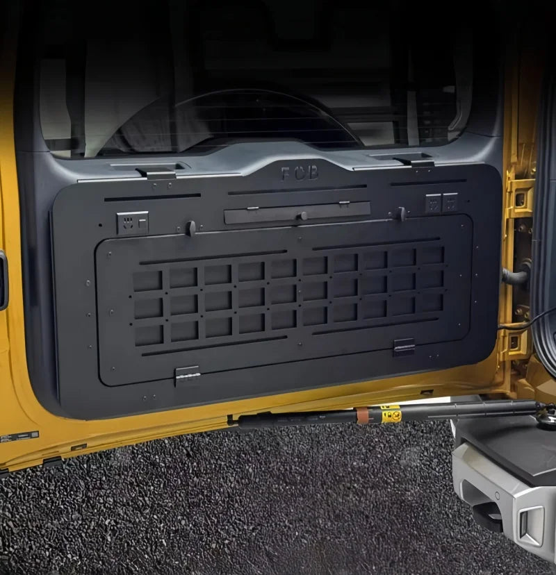 Car Tailgate Folding Camping Table Fit for BYD Leopard 5 Modified Plug-In Tailgate Folding Table with Led Light Upgrade Parts