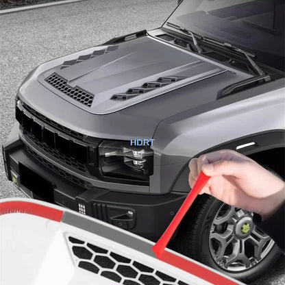 Sleek Car Style Front Air Flow Intake Vent for Jetour T2/Traveler 2023+ - Enhance Your Engine's Performance!