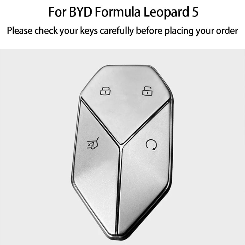 For BYD Leopard 5/8 Key Set Leopard 5/8 Leopard Five Special Purpose Car High-End Keychain Bag Protective Case