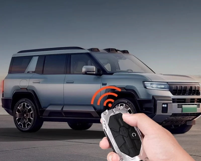 Car All-Inclusive Key Shell Fit for BYD Leopard 8 Leopard 5 Modified Auto Mecha Key Protective Cover Car Interior Upgrade Parts