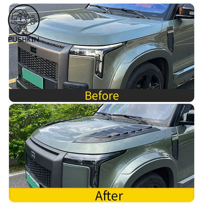 Rox 01 Cover Decoration Panel Black Warrior Modification Accessories with Angel Wing Decoration Added