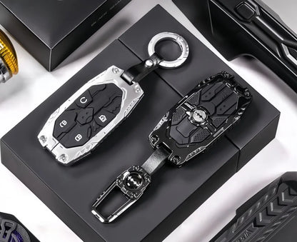 Car All-Inclusive Key Shell Fit for BYD Leopard 8 Leopard 5 Modified Auto Mecha Key Protective Cover Car Interior Upgrade Parts