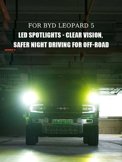 For BYD Leopard 5 Modified A-Pillar Spotlight Bracket Hood Auxiliary Light Antenna Base Mounting Kit