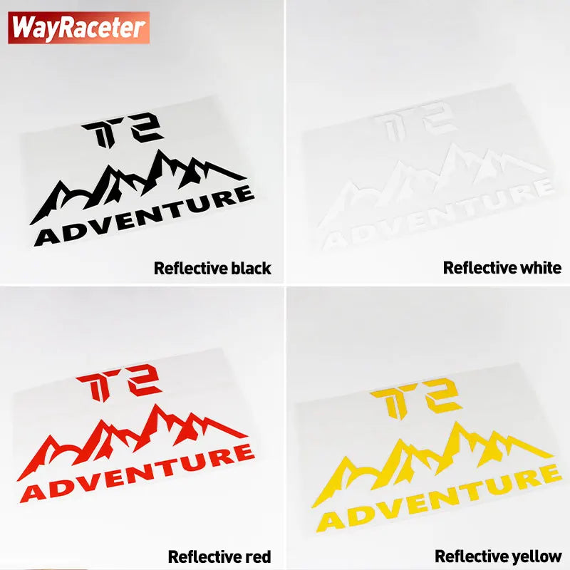 Transform Your Jetour Traveller T2 with Our Reflective Off-Road Mountain Adventure Tire Sticker - Perfect for 2023 & 2024!