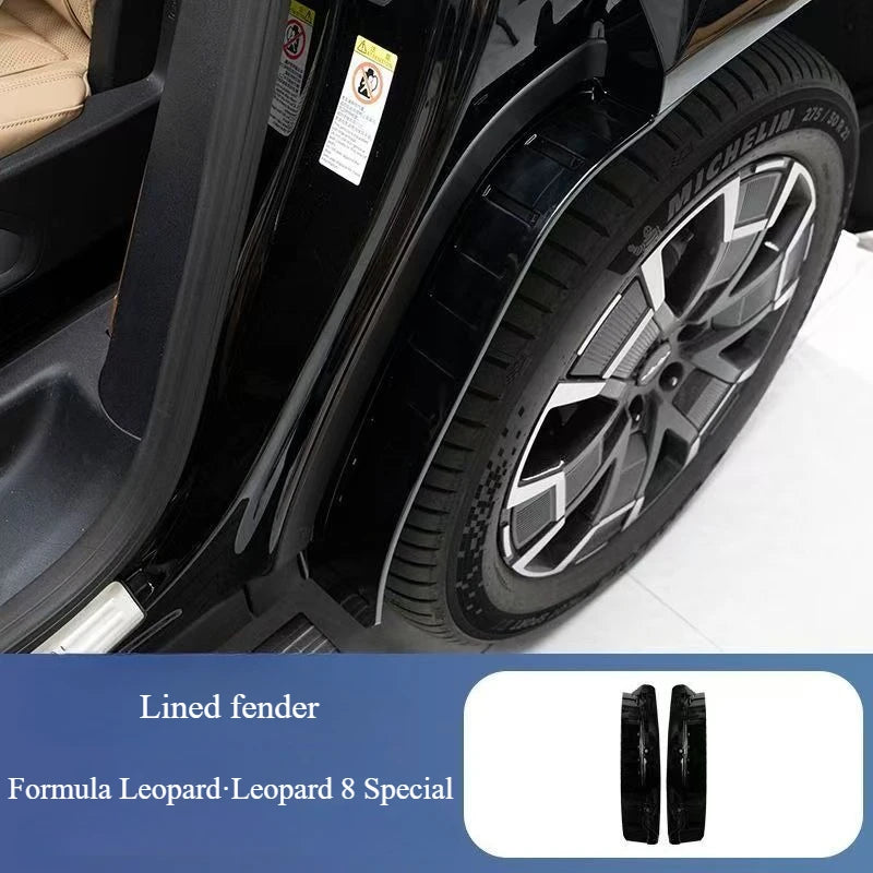 4 PCS Car Mud Flaps for Byd Leopard 8 2025 Accessories Auto Flap Splas Splash Guard Front Rear Fender Car Accessories Mudguards