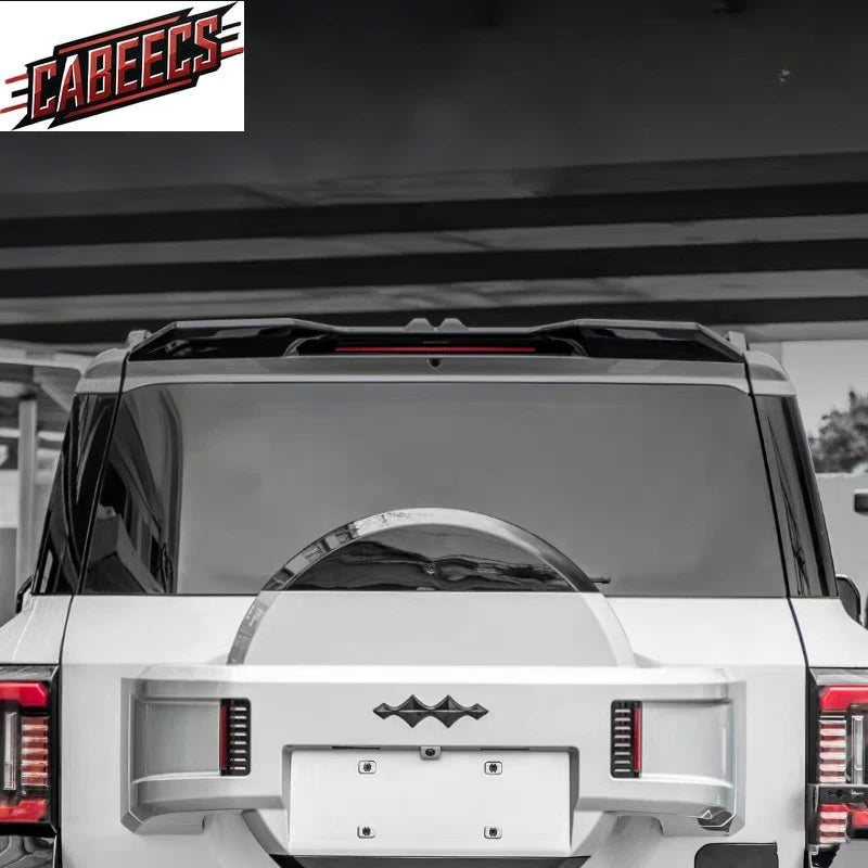 For BYD Leopard 8 MC Style Rear Roof Trunk Lid Modification Car Spoiler Tail Wing ABS Tuning Exterior Accessories Parts Wings