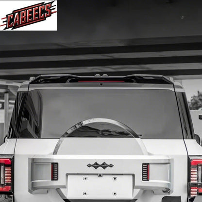 For BYD Leopard 8 MC Style Rear Roof Trunk Lid Modification Car Spoiler Tail Wing ABS Tuning Exterior Accessories Parts Wings