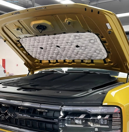 Car Hood Sound Anti-Vibration Plate Fit for BYD Leopard 5 Auto Engine Hood Double-Layer Sound Insulation Cotton Upgrade Parts