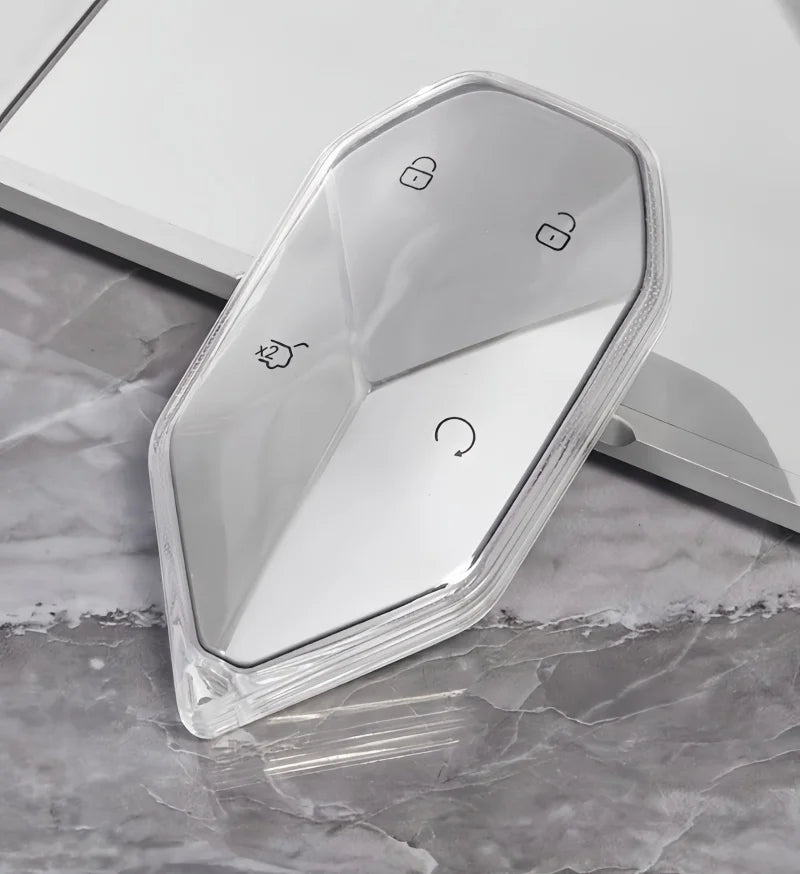 Car TPU Transparent Key Protective Cover Fit for BYD Leopard 5 Leopard 8 Auto Key Anti-Fall Protective Shell Car Upgrade Parts