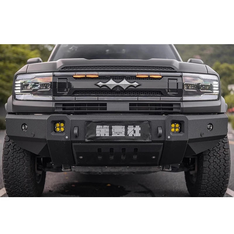 Off-Road Front Bumper for BYD Leopard 5 Anti-Collision Protection with Fog Lights Bumper Modification