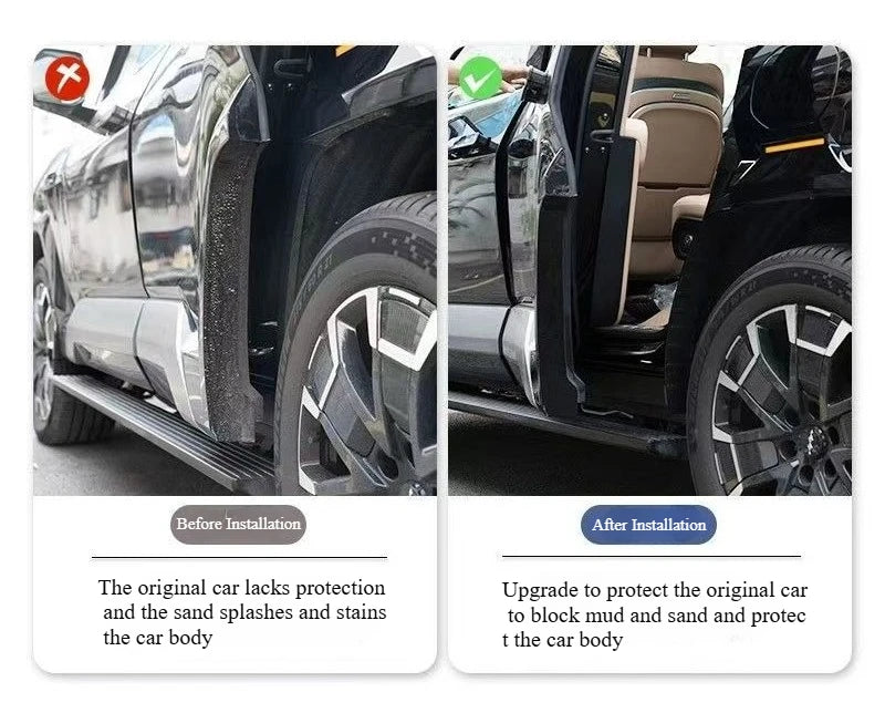 4 PCS Car Mud Flaps for Byd Leopard 8 2025 Accessories Auto Flap Splas Splash Guard Front Rear Fender Car Accessories Mudguards