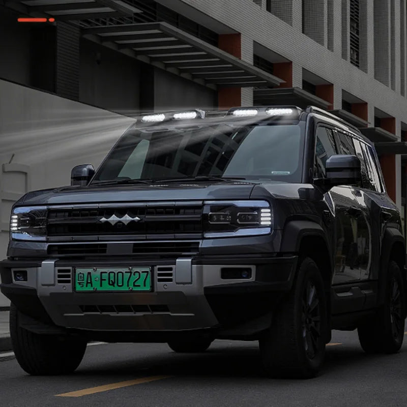 For BYD Leopard 5 Roof-Mounted LED Searchlight Roof-Mounted Auxiliary Lights Off-Road Modification Accessories