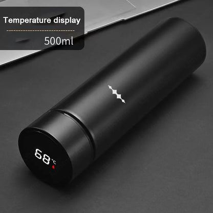 Premium 304 Stainless Steel Thermos Cup for BYD Formula Leopard SUPER Series - Smart Display Vacuum Water Bottle