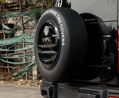 Car Tailgate Leather Spare Tire Protection Cover Fit for BYD Leopard 5 Auto Tailgate 18-Inch Spare Tire Cover Upgrade Parts