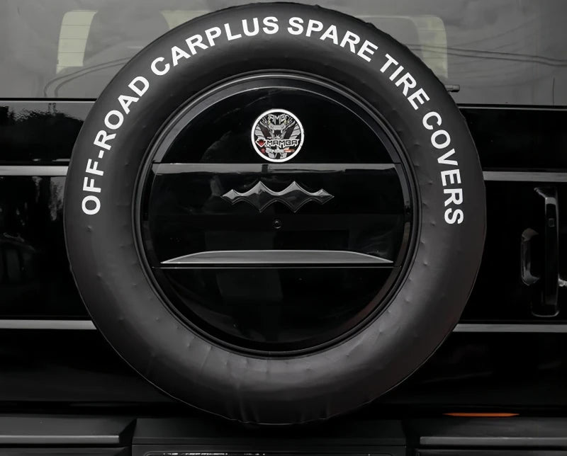 Car Tailgate Leather Spare Tire Protection Cover Fit for BYD Leopard 5 Auto Tailgate 18-Inch Spare Tire Cover Upgrade Parts