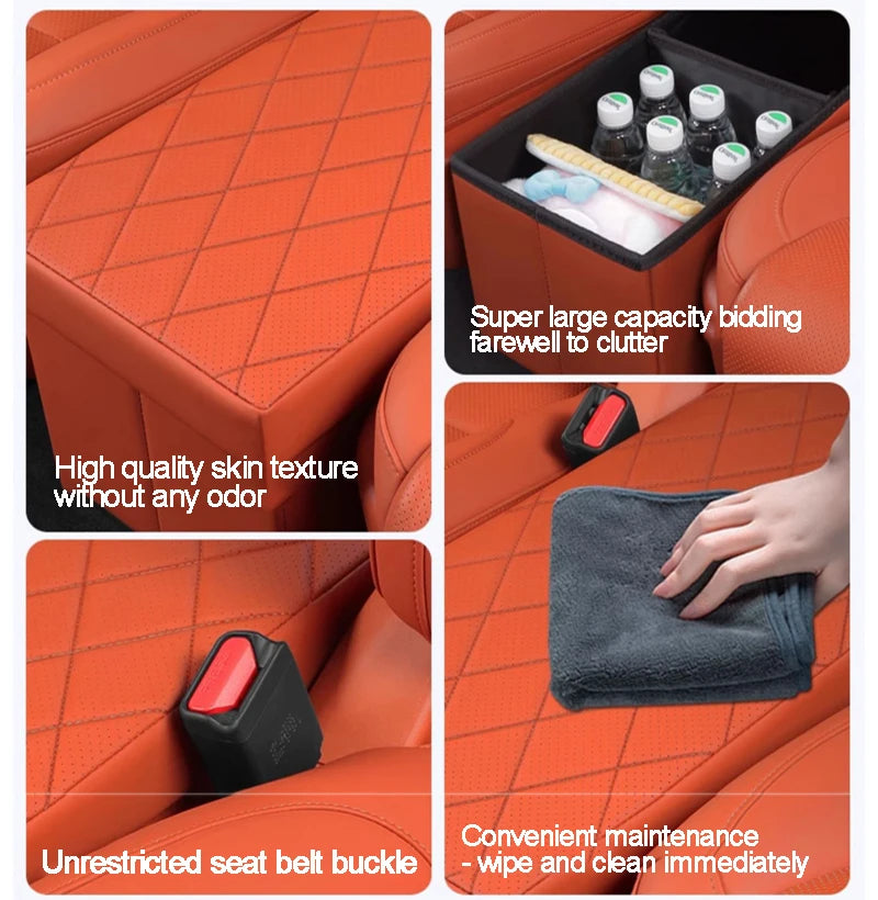 Car Center Armrest Storage Box Organizer for ROX Jishi 01 Back Seat for Polestones01 Kids Car Boot Storage Backseat Organiser