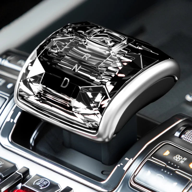 For Leopard 5 DENZA B5 Crystal Gear Lever Panel Shift Head Cover Center Console Interior Upgrade Car Accessories
