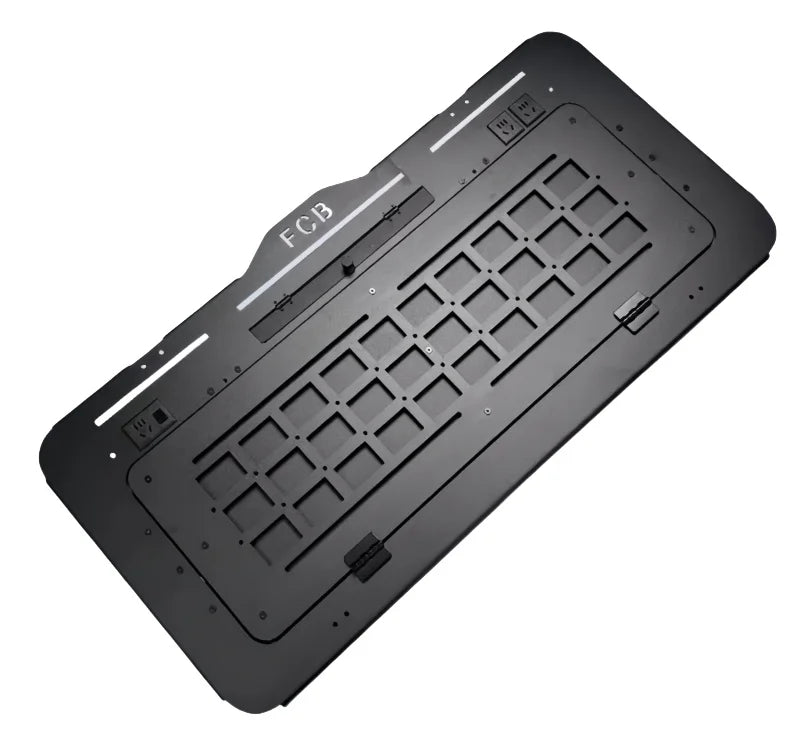 Car Tailgate Folding Camping Table Fit for BYD Leopard 5 Modified Plug-In Tailgate Folding Table with Led Light Upgrade Parts