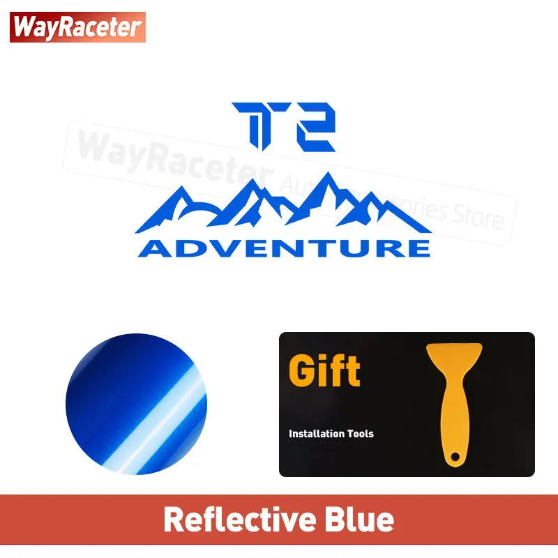 Transform Your Jetour Traveller T2 with Our Reflective Off-Road Mountain Adventure Tire Sticker - Perfect for 2023 & 2024!