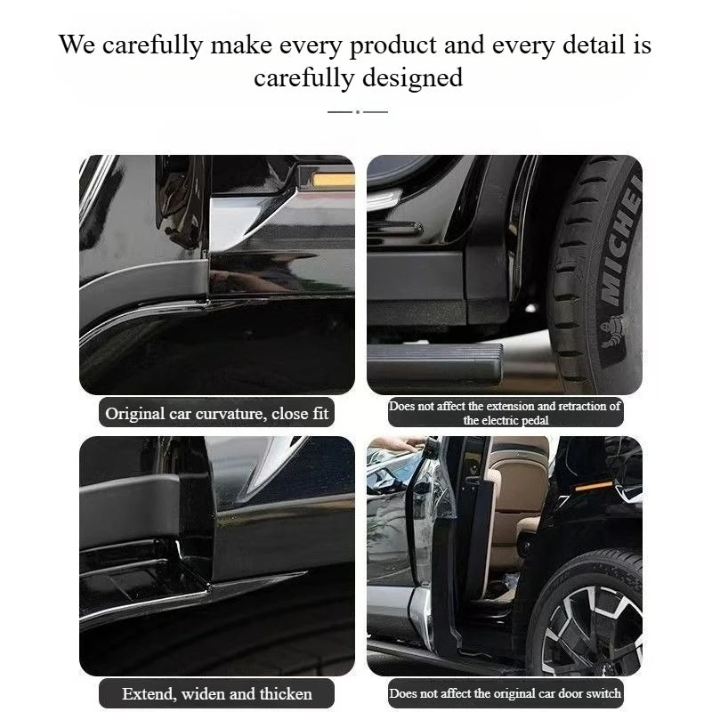 4 PCS Car Mud Flaps for Byd Leopard 8 2025 Accessories Auto Flap Splas Splash Guard Front Rear Fender Car Accessories Mudguards
