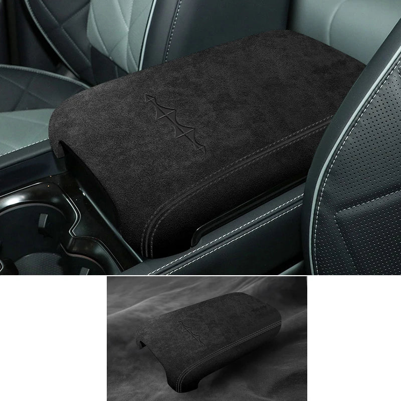 Center Console Armrest Box Protective Cover for BYD Leopard 5 2023-2026 Refrigerator Cover Interior Modification Accessory