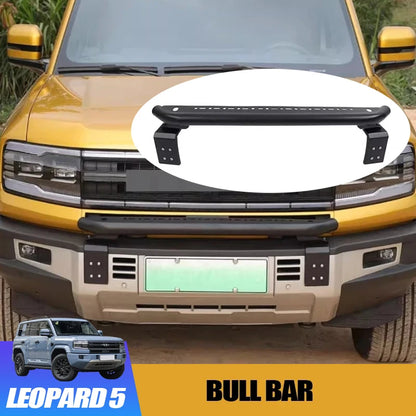 Car Bull Bar for BYD Leopard 5 Grille Guard Light Mounts Tow Hook Cover Brackets Off-Road Modification Accessories