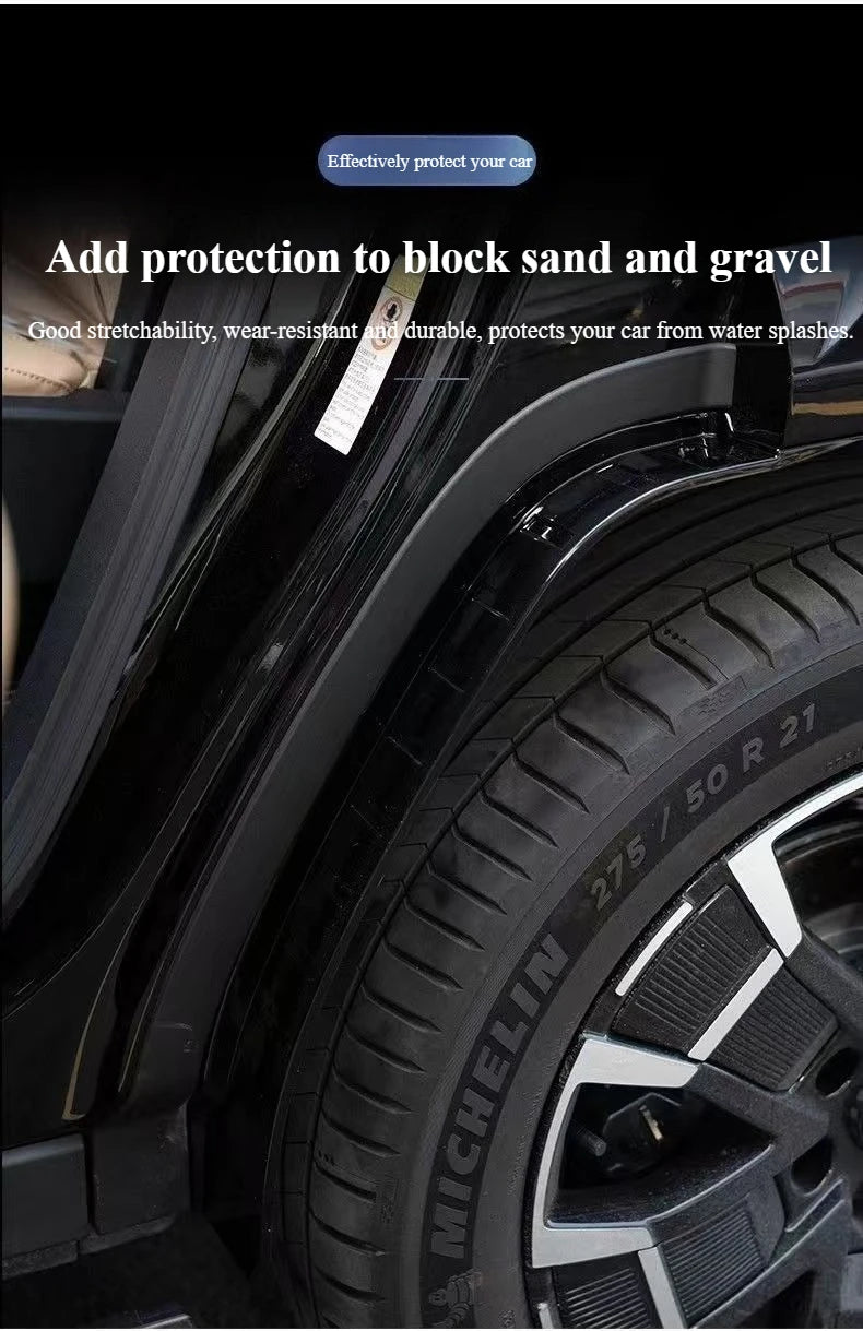 4 PCS Car Mud Flaps for Byd Leopard 8 2025 Accessories Auto Flap Splas Splash Guard Front Rear Fender Car Accessories Mudguards