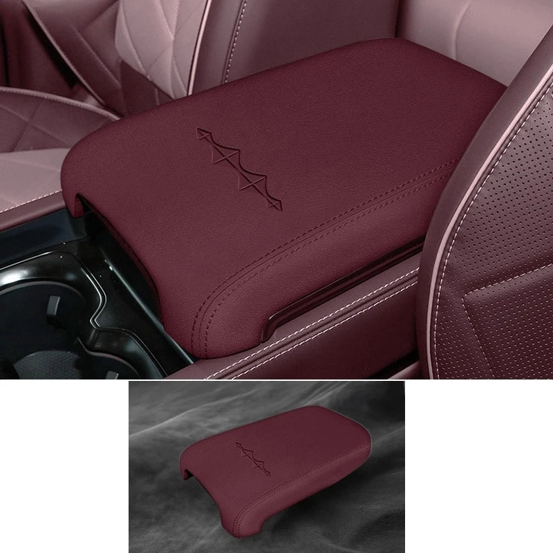 Center Console Armrest Box Protective Cover for BYD Leopard 5 2023-2026 Refrigerator Cover Interior Modification Accessory