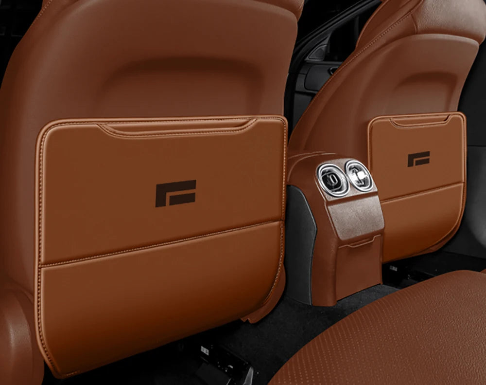 Car Seat anti Kick Pad for Rox 01 Leather Rear anti Dirt Pad Interior Modified Accessories