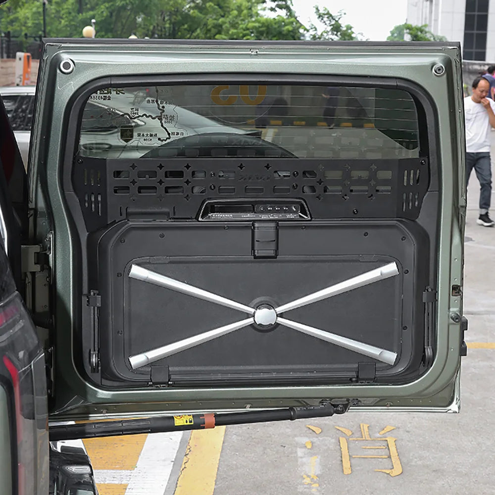 Modified Car Tailgate Storage Frame for Rox 01 Window Sill Fence Trunk Storage Frame Shelf Accessories