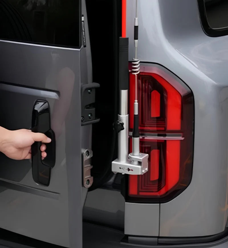 Car Tailgate Antenna Bracket Fit for BYD Leopard 5 Car Tailgate Flagpole Rack Dual-Use Base Auto Off-Road Upgrade Parts