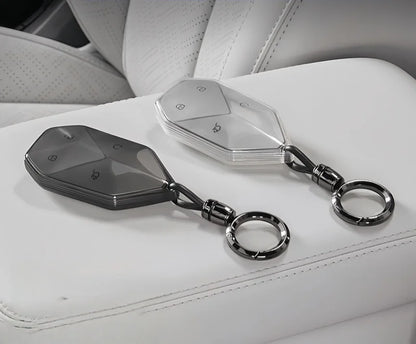 Car TPU Transparent Key Protective Cover Fit for BYD Leopard 5 Leopard 8 Auto Key Anti-Fall Protective Shell Car Upgrade Parts