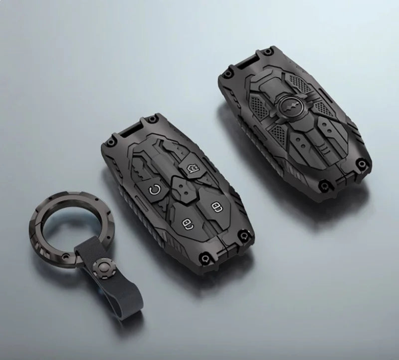 Car All-Inclusive Key Shell Fit for BYD Leopard 8 Leopard 5 Modified Auto Mecha Key Protective Cover Car Interior Upgrade Parts