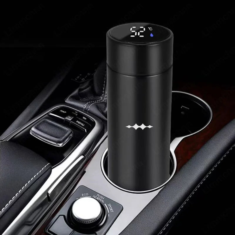 Premium 304 Stainless Steel Thermos Cup for BYD Formula Leopard SUPER Series - Smart Display Vacuum Water Bottle