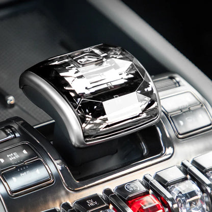 For Leopard 5 DENZA B5 Crystal Gear Lever Panel Shift Head Cover Center Console Interior Upgrade Car Accessories