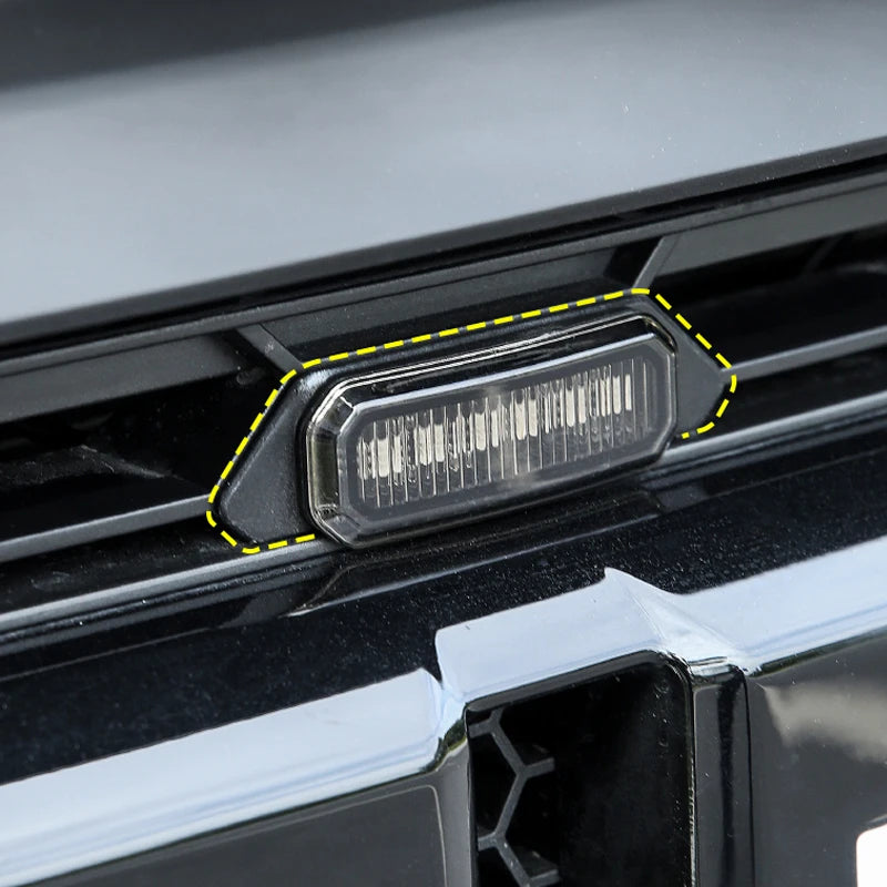 Illuminate Your Ride with the Chery Jetour Traveller T2 2023-2024 LED Grille Light - Stylish Yellow Amber Daytime Running Lamp with APP Control for Off-Road Adventures