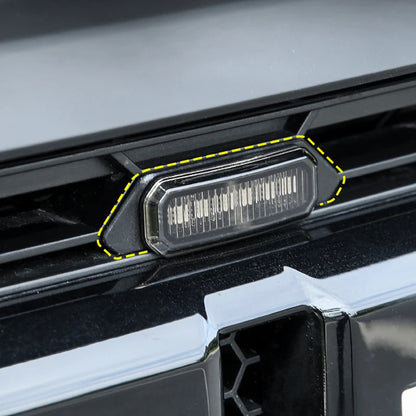 Illuminate Your Ride with the Chery Jetour Traveller T2 2023-2024 LED Grille Light - Stylish Yellow Amber Daytime Running Lamp with APP Control for Off-Road Adventures